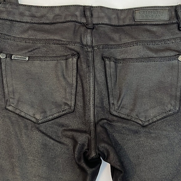 Celebrity pink, jeans, color black w/polyurethane coating size 5 juniors - Picture 6 of 8